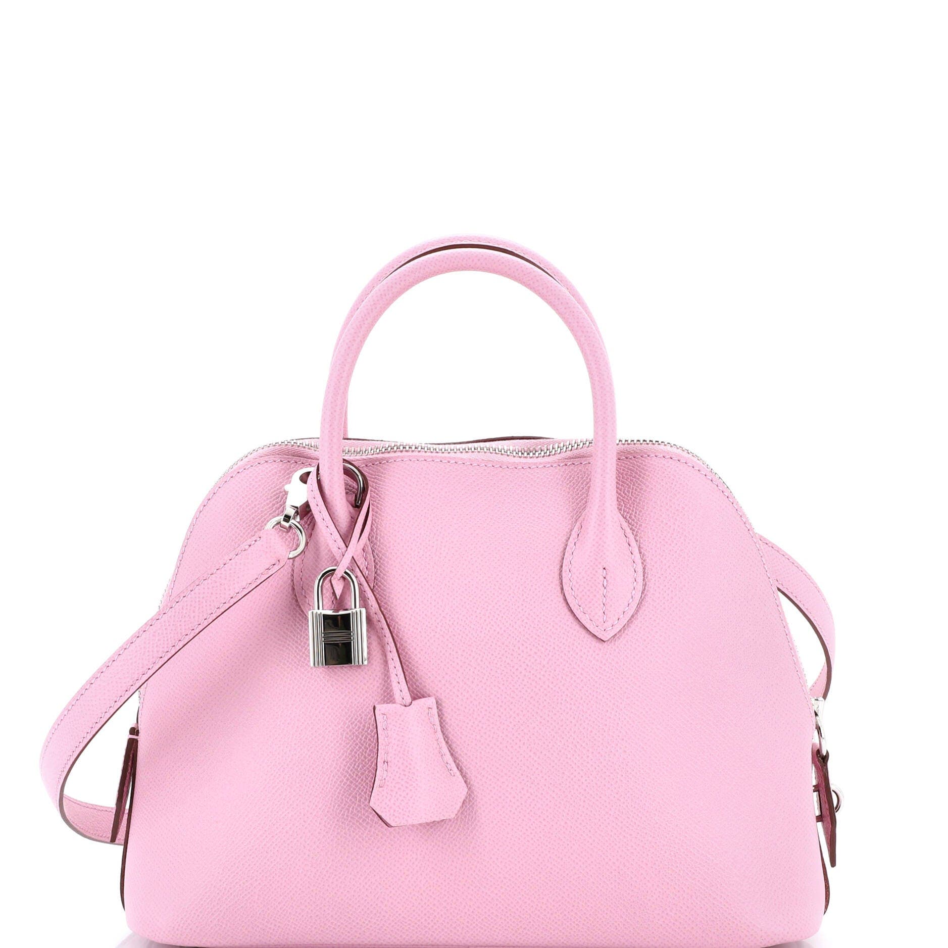 Pre-Owned Hermes Bolide 1923 Bag Epsom 25, Main, color, Mauve Sylvestre