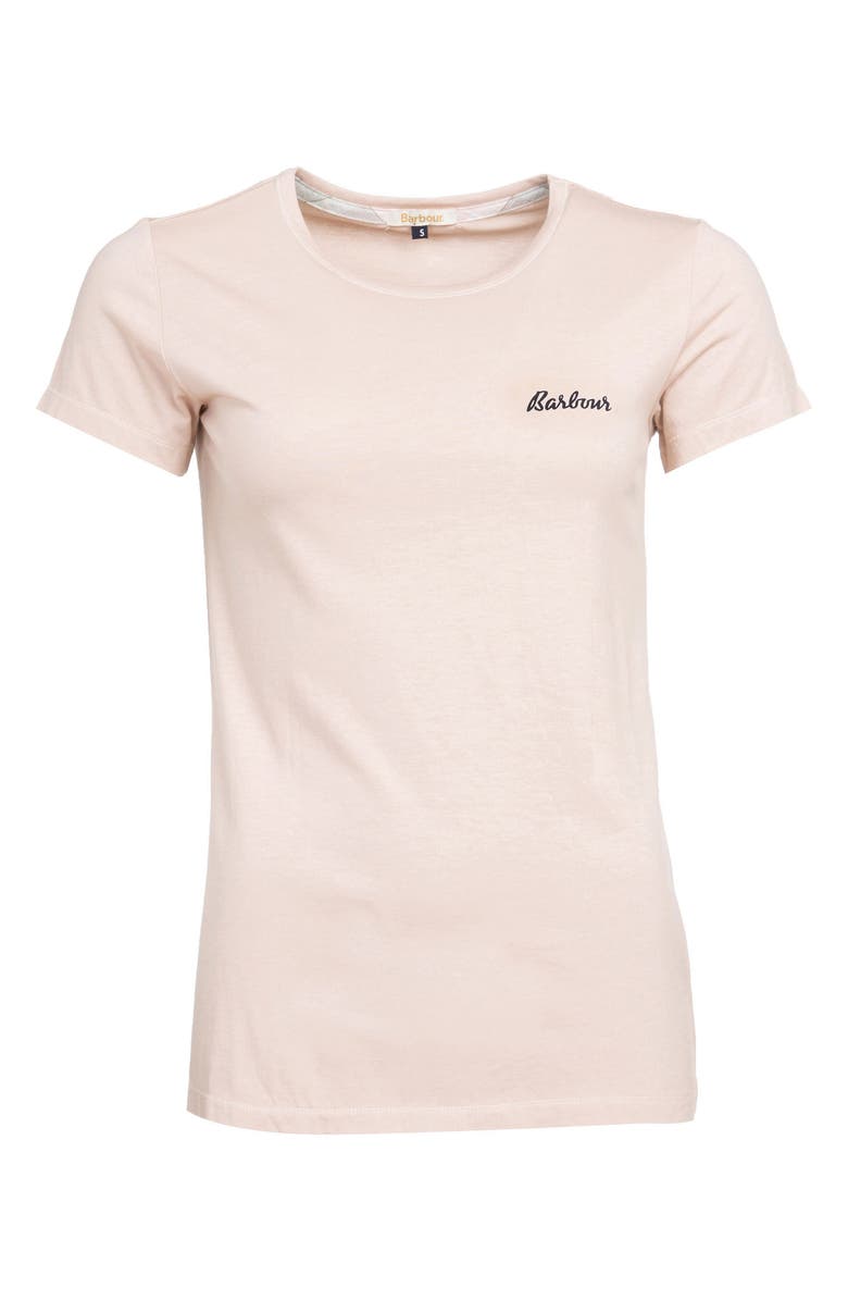 Barbour Edie Logo Print Lounge T-Shirt, Main, color,