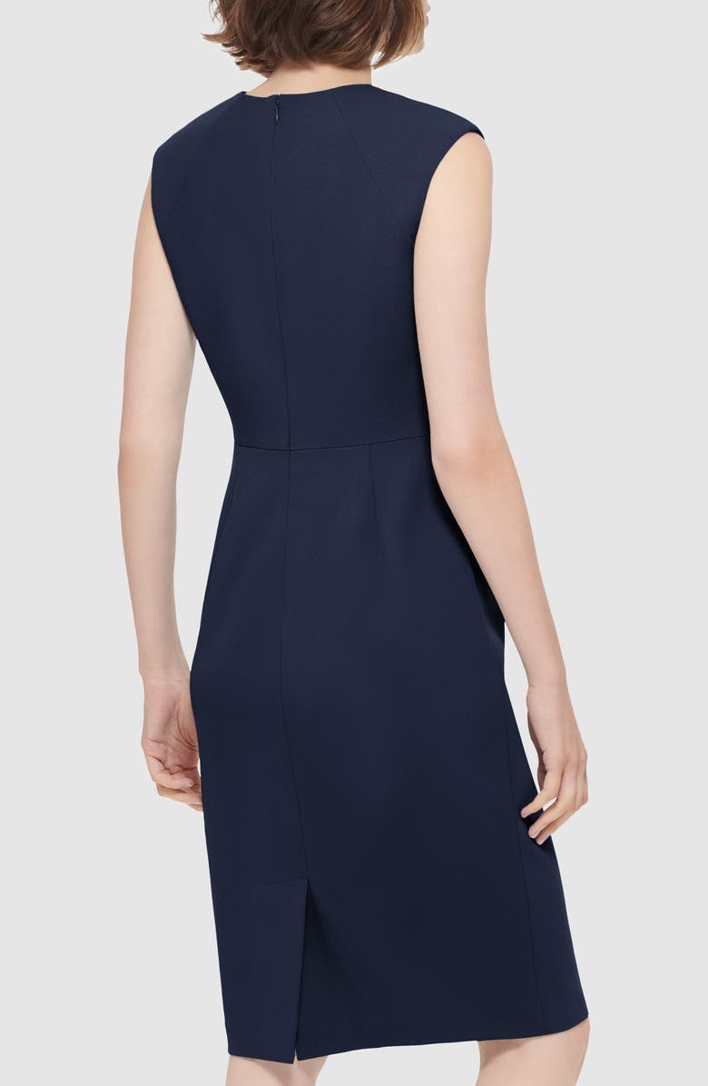 Calvin Klein Keyhole Sheath Dress, Alternate, color, Indigo