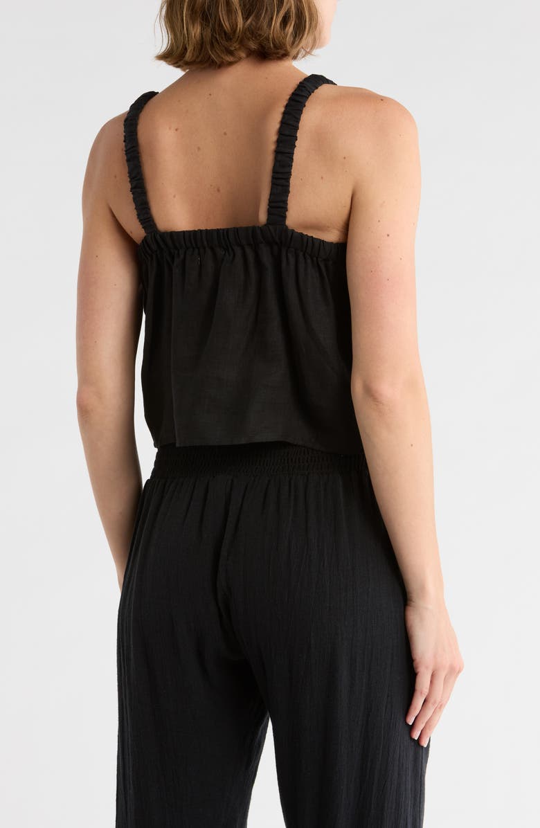 Vitamin A<sup>®</sup> Tallows Crop Cover-Up Top, Alternate, color, Black