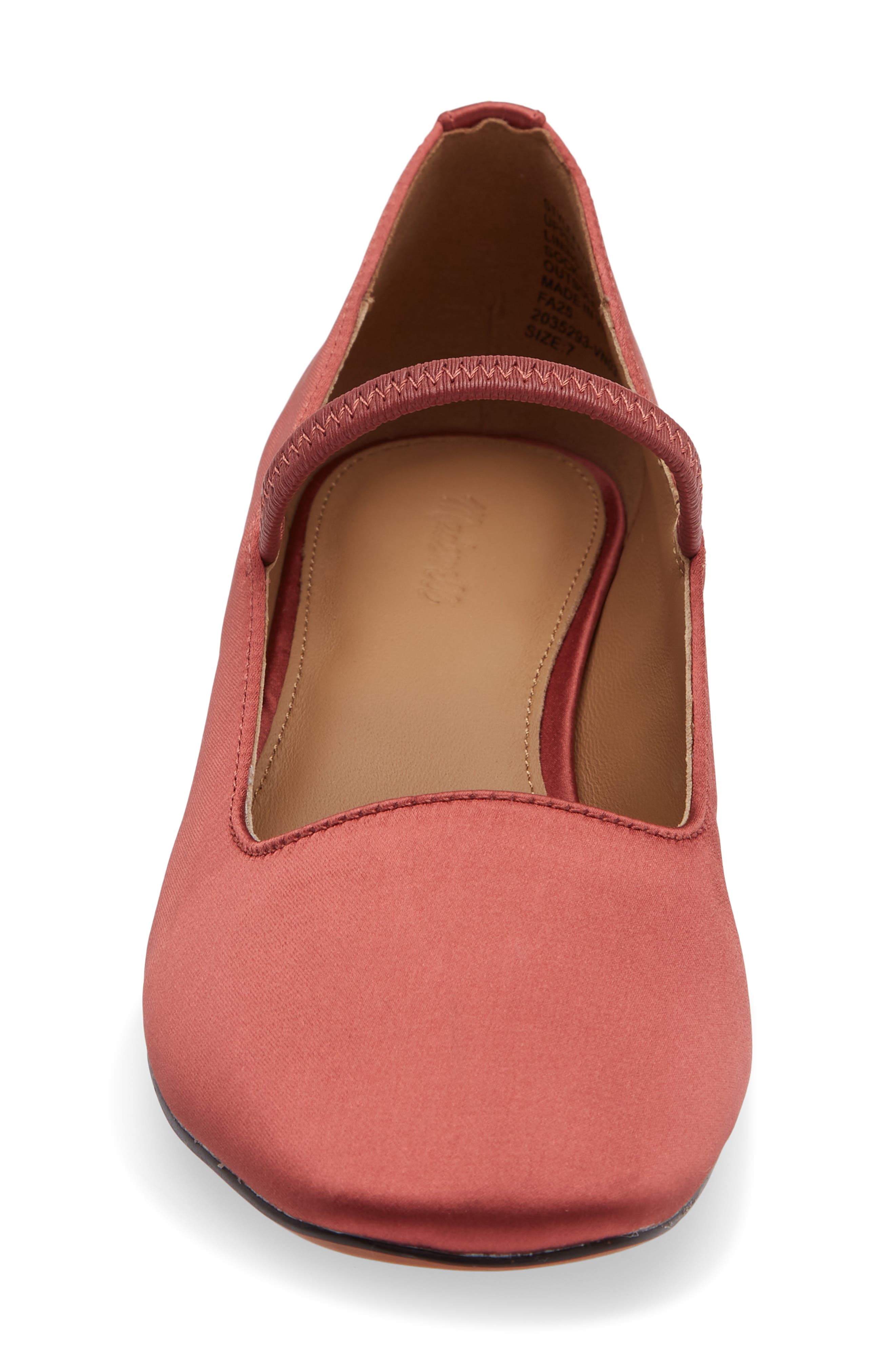 Madewell Greta Mary Jane Pump, Alternate, color, Faded Rose