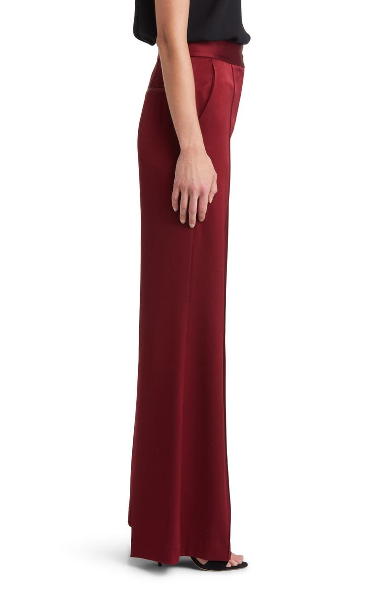 KOBI HALPERIN Andi Wide Leg Satin Pants, Alternate, color, 