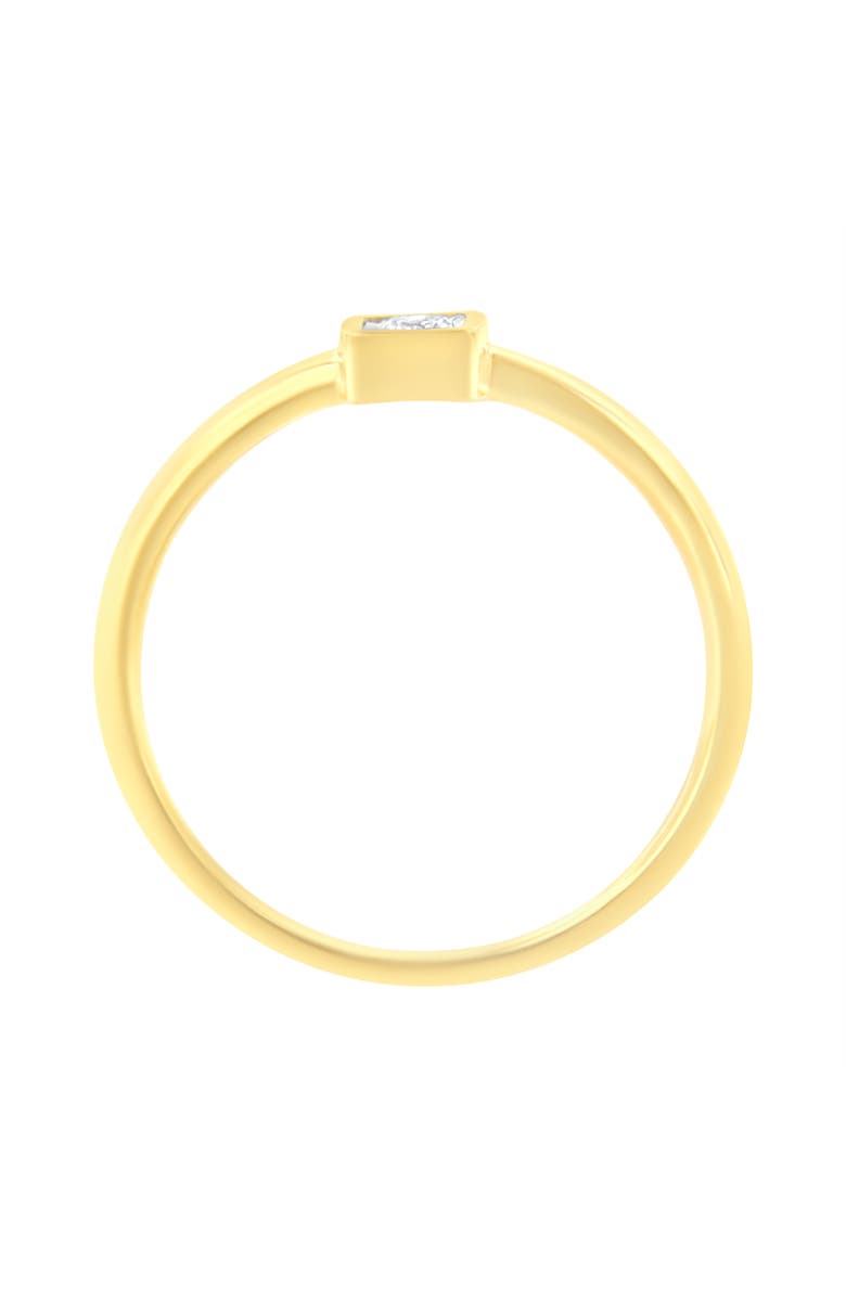 Haus of Brilliance 14K Yellow Gold Plated Silver 1/20 cttw Miracle Set Diamond Promise Ring, Alternate, color, Yellow Gold Over Silver