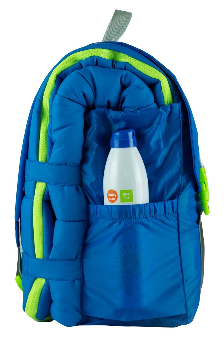 Kids' Sleep-n-Pack Glow in the Dark Sleeping Bag Backpack, Alternate, color, SURFER BLUE