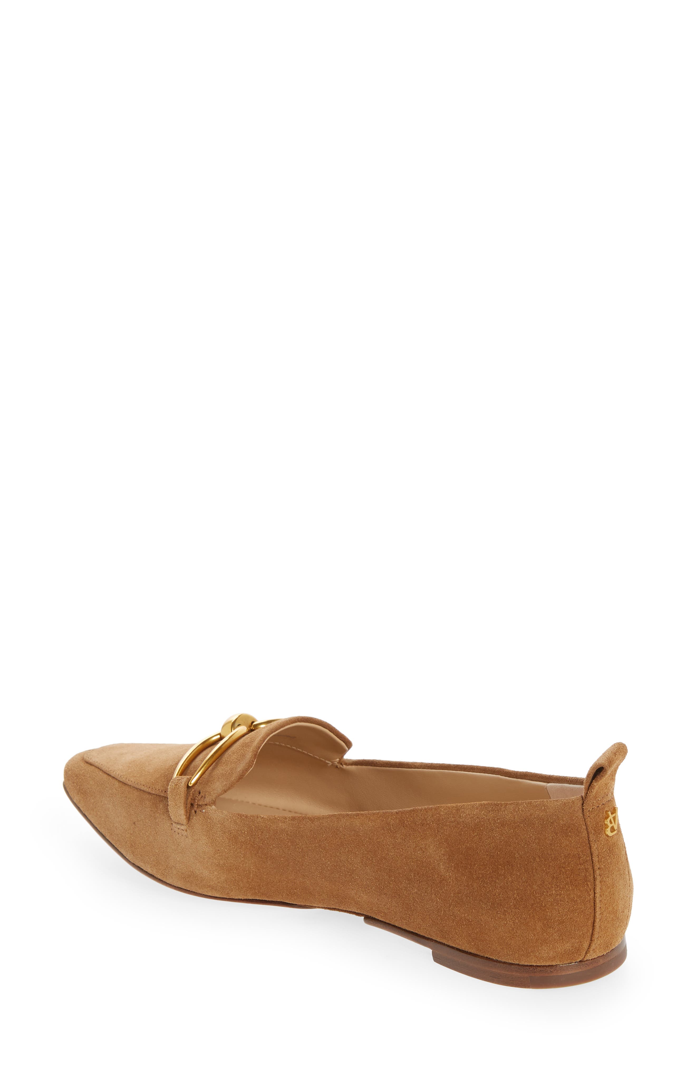 Champlain Chain Pointed Toe Flat, Alternate, color, HAZELWOOD