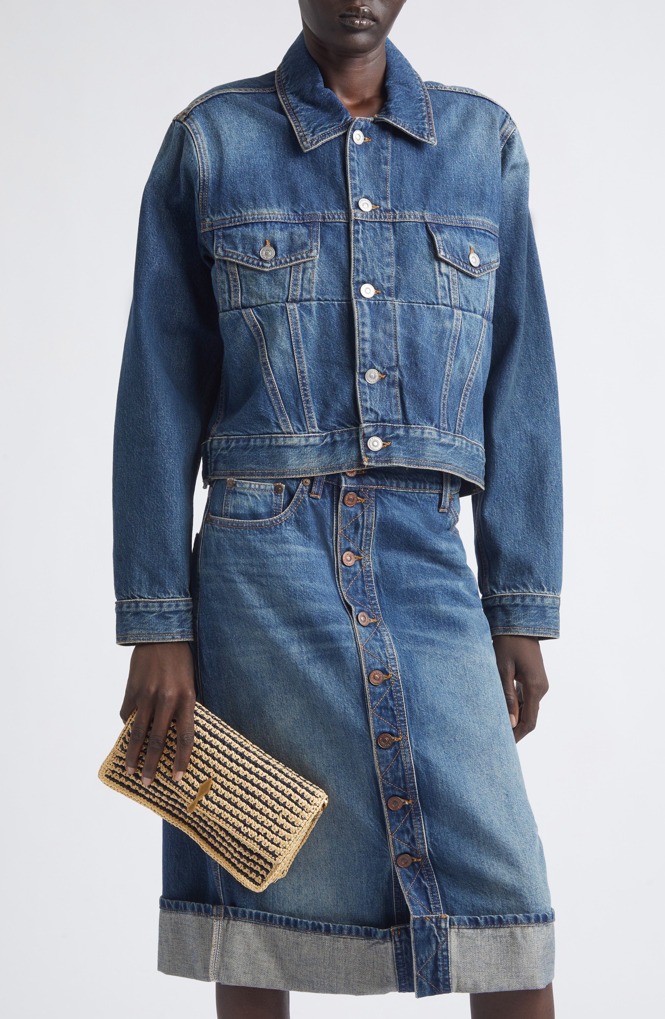 Christian Louboutin Bettina Stripe Crochet Raffia Crossbody Bag, Alternate, color, Naturel/Last Night