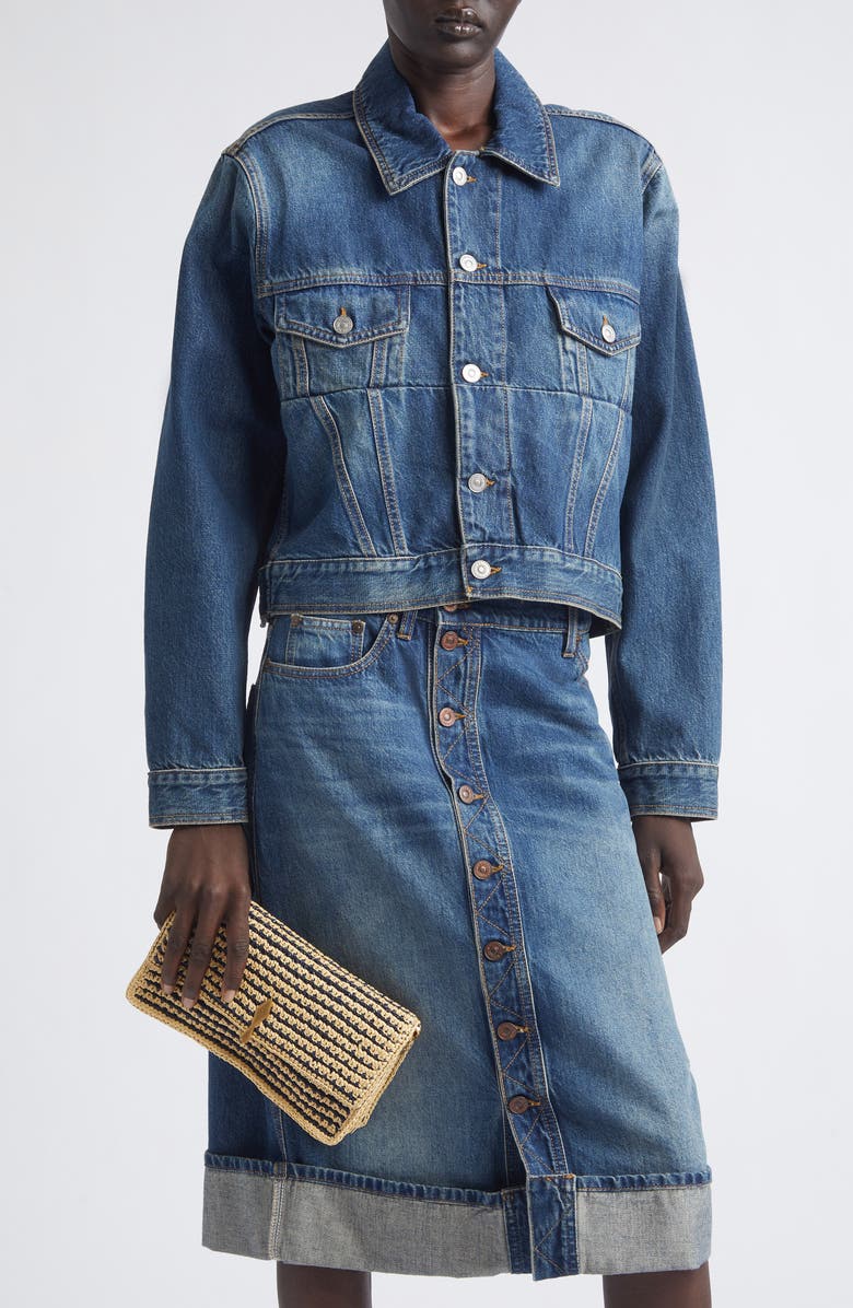 Christian Louboutin Bettina Stripe Crochet Raffia Crossbody Bag, Alternate, color, Naturel/Last Night