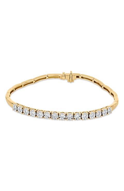 18K Gold Audrey Diamond Line Bracelet