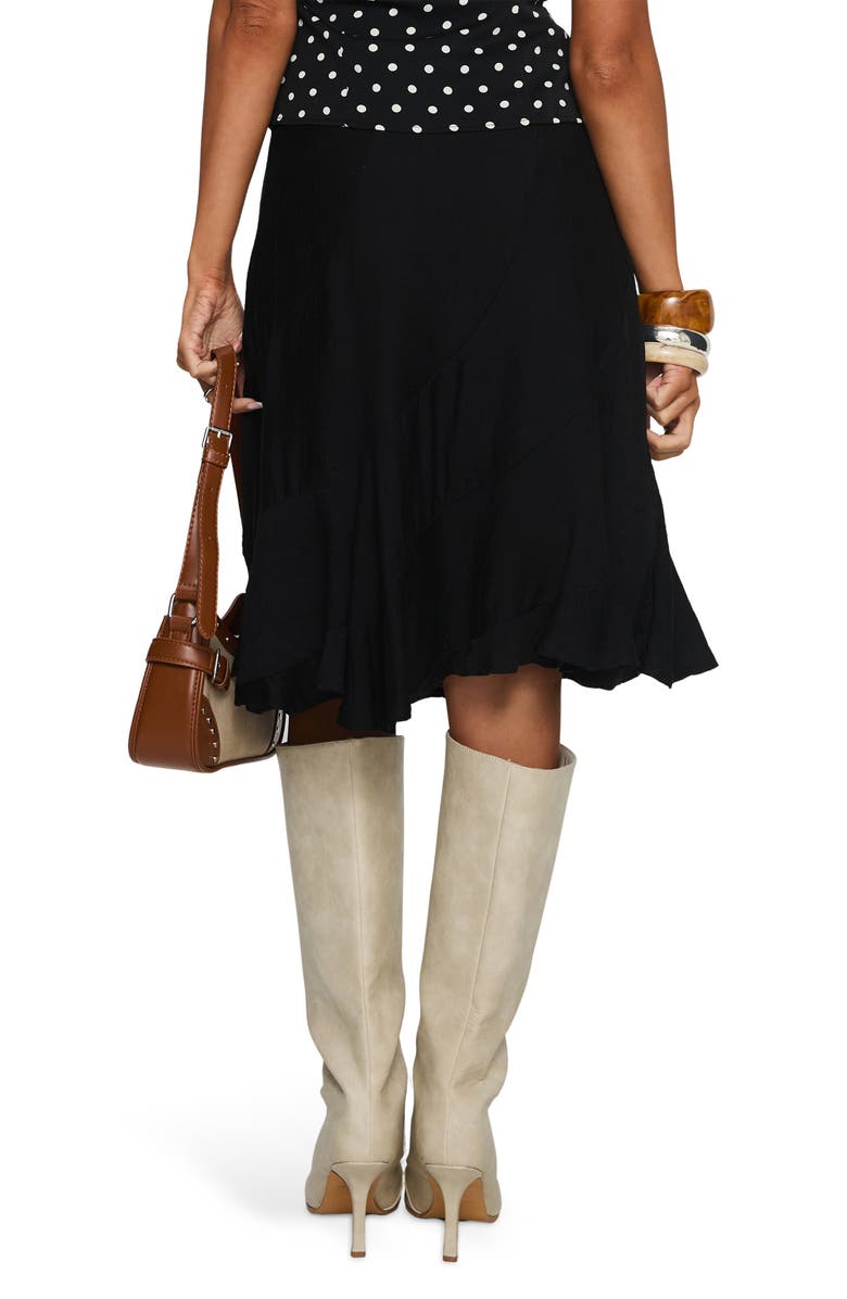 Princess Polly With Kindness Asymmetric Hem Midi Skirt, Alternate, color, 