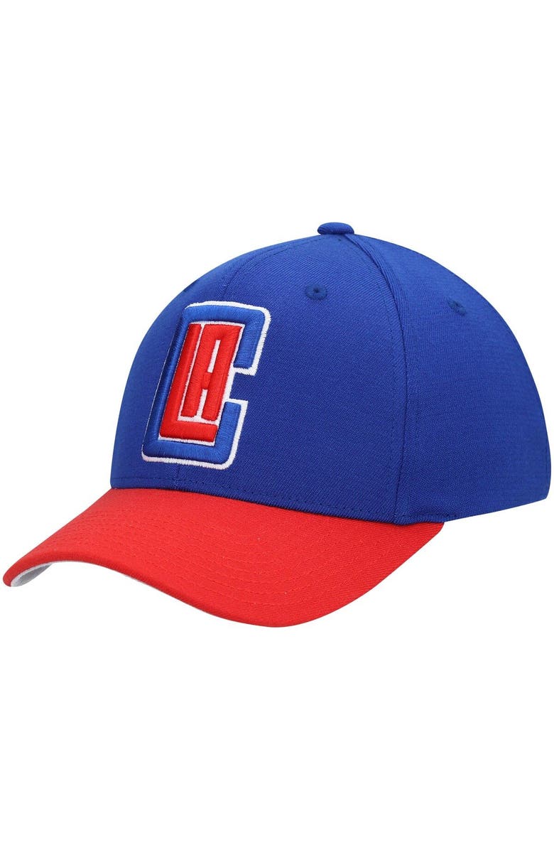 Mitchell & Ness Men's Mitchell & Ness Royal/Red LA Clippers Wool Two-Tone Redline Snapback Hat, Main, color, 