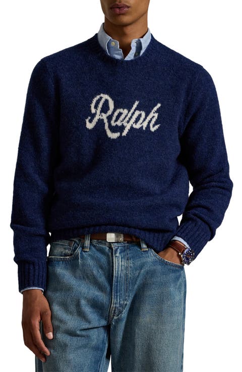 Ralph Intarsia Graphic Sweater