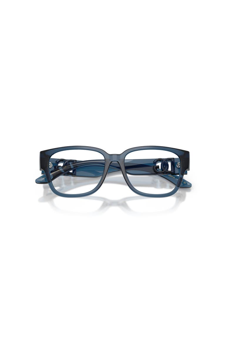 49mm Square optical glasses, Alternate, color, Blue