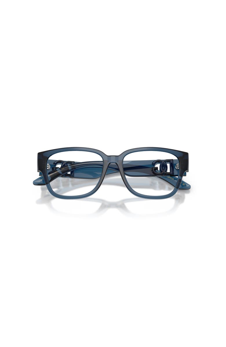 Dolce&Gabbana 49mm Square optical glasses, Alternate, color, Blue