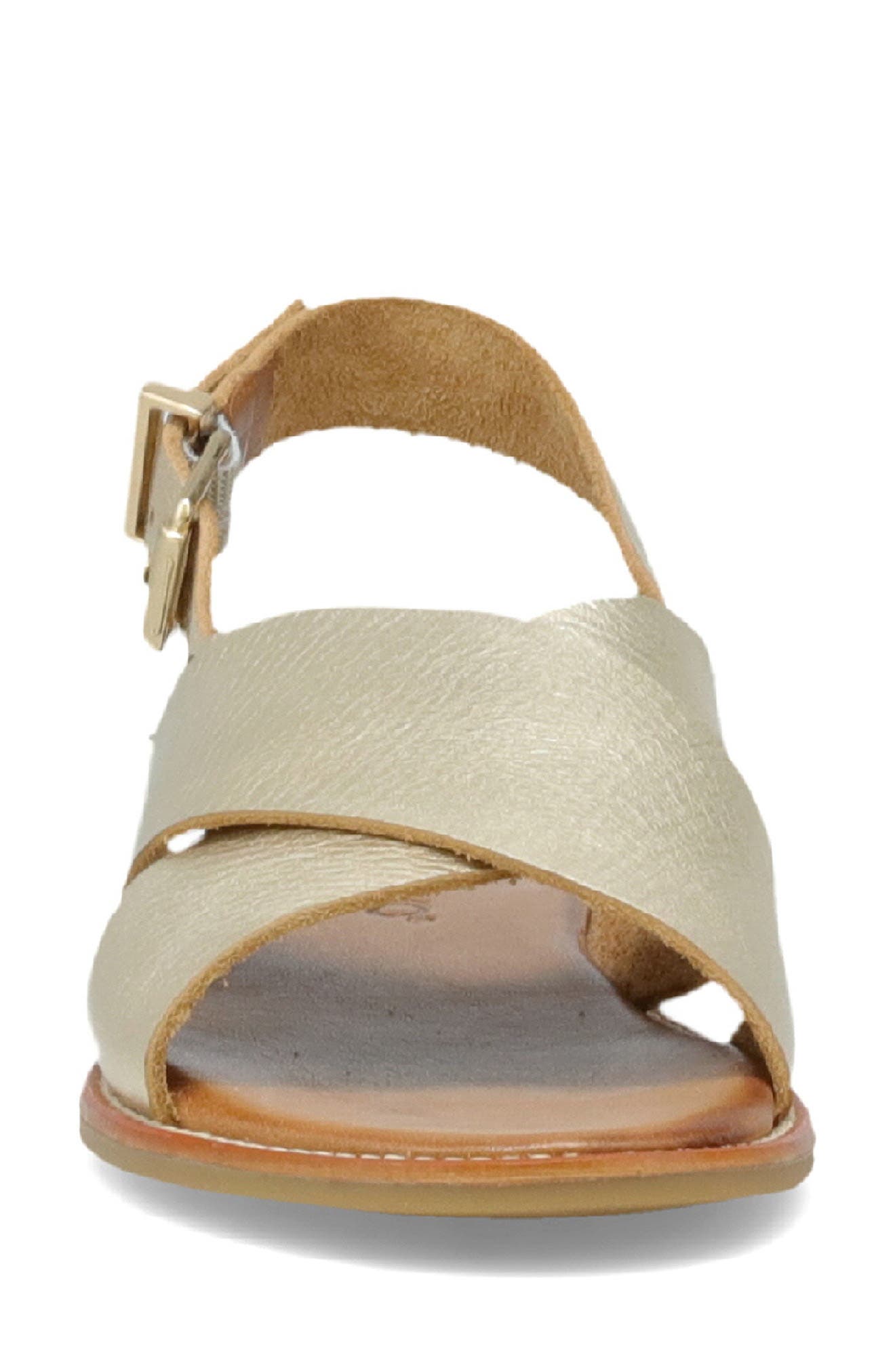 Faust Slingback Sandal, Alternate, color, GOLD LEATHER