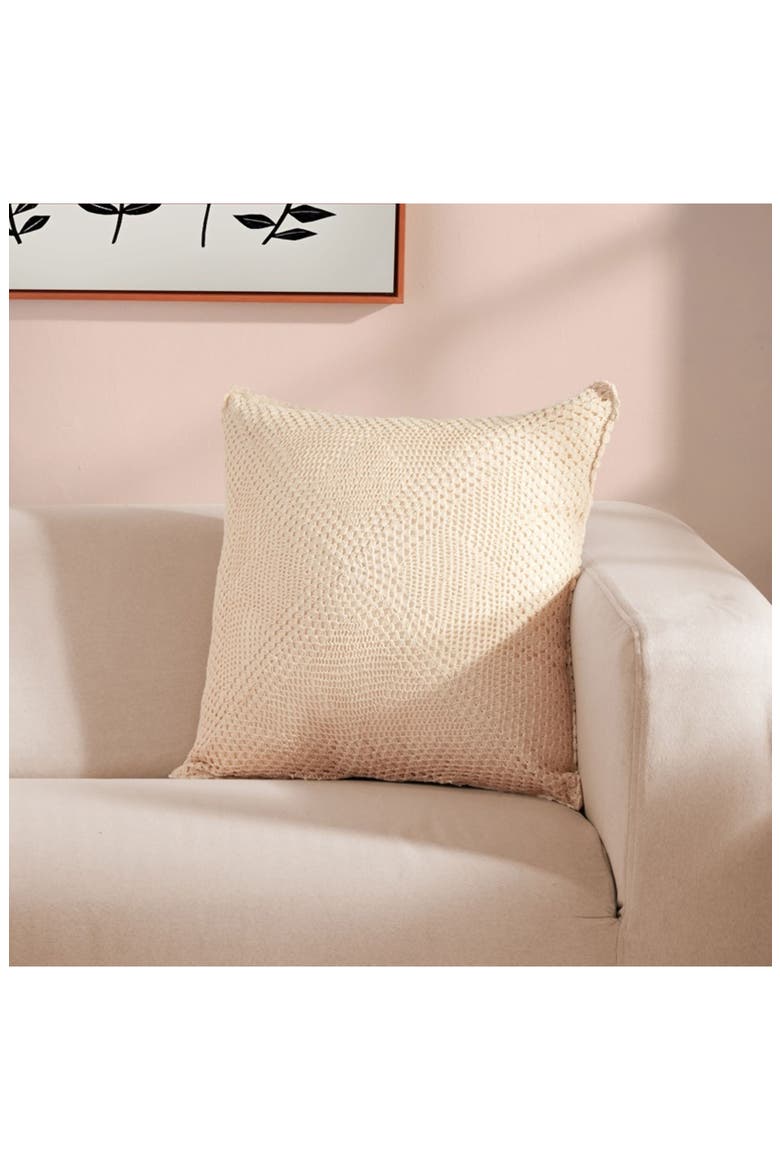 Amelia Throw Pillow, Alternate, color, ECRU