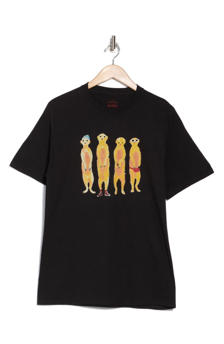 Altru Meerkat Cotton Graphic T-Shirt, Alternate, color,