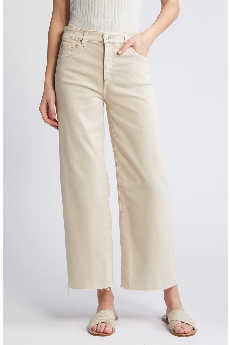 Saige Mid Rise Ankle Wide Leg Jeans, Main, color, SULFUR DESERT ROCK
