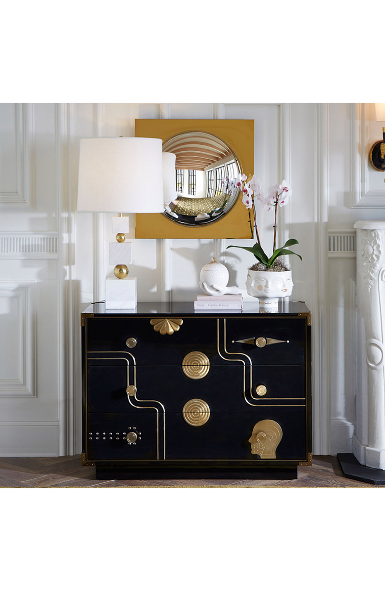 Jonathan Adler Gilded Dora Maar Decorative Bowl, Alternate, color, 