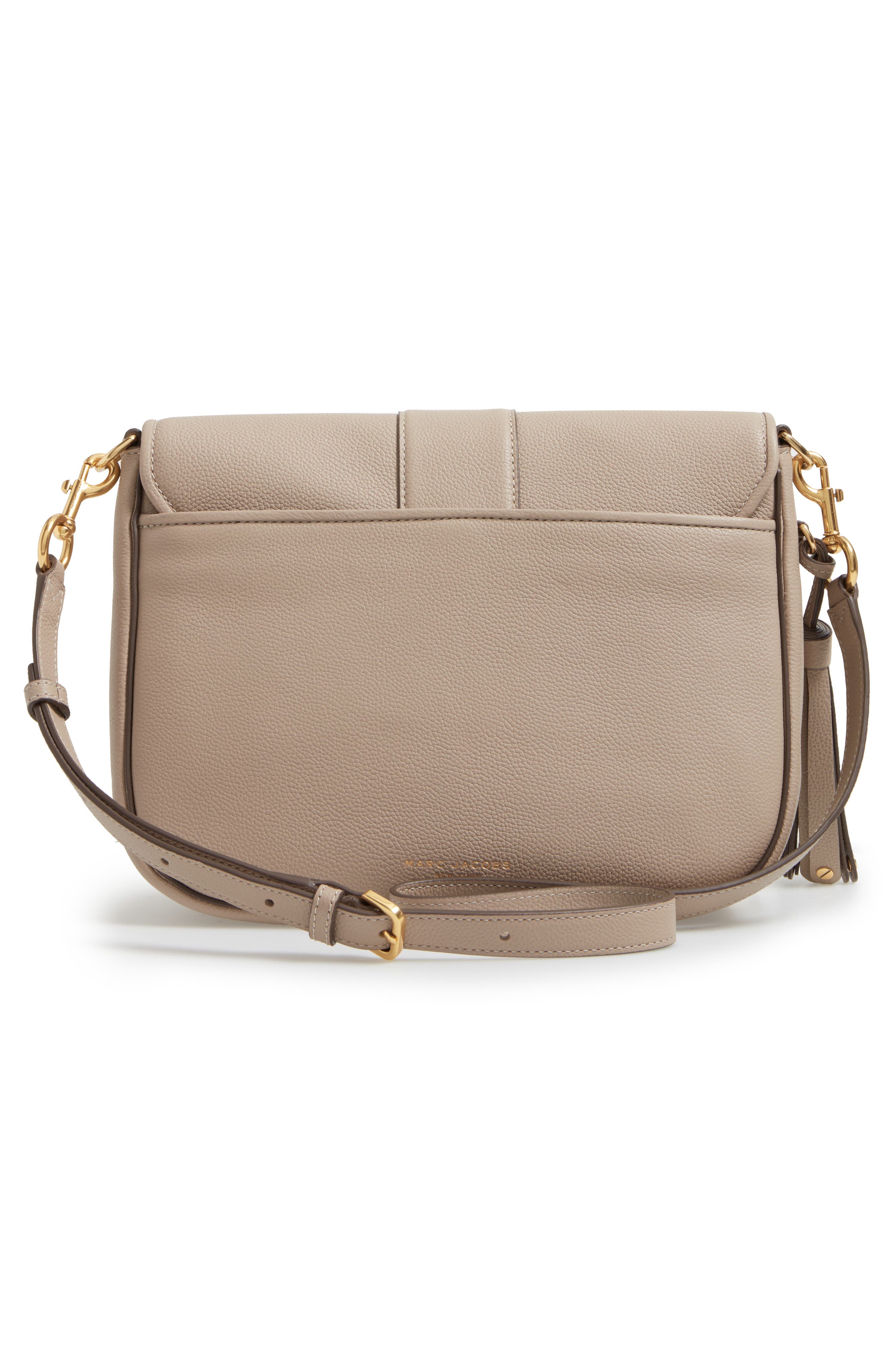 Marc Jacobs Interlock Leather Crossbody Bag, Alternate, color, 