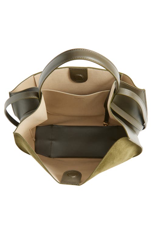 Ree Projects Helene Suede Hobo Bag In Brown