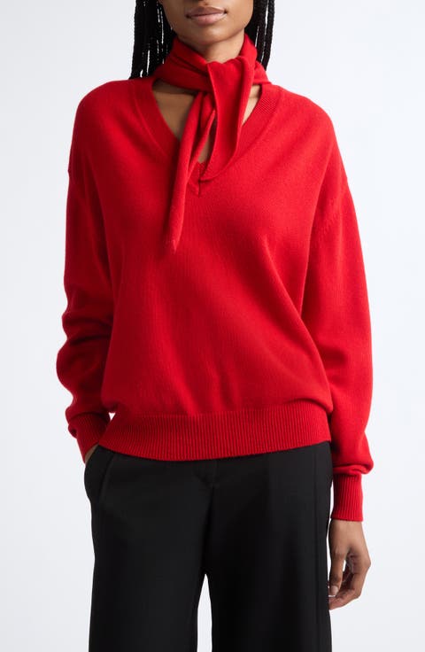 Wool and Cashmere V-Neck Sweater