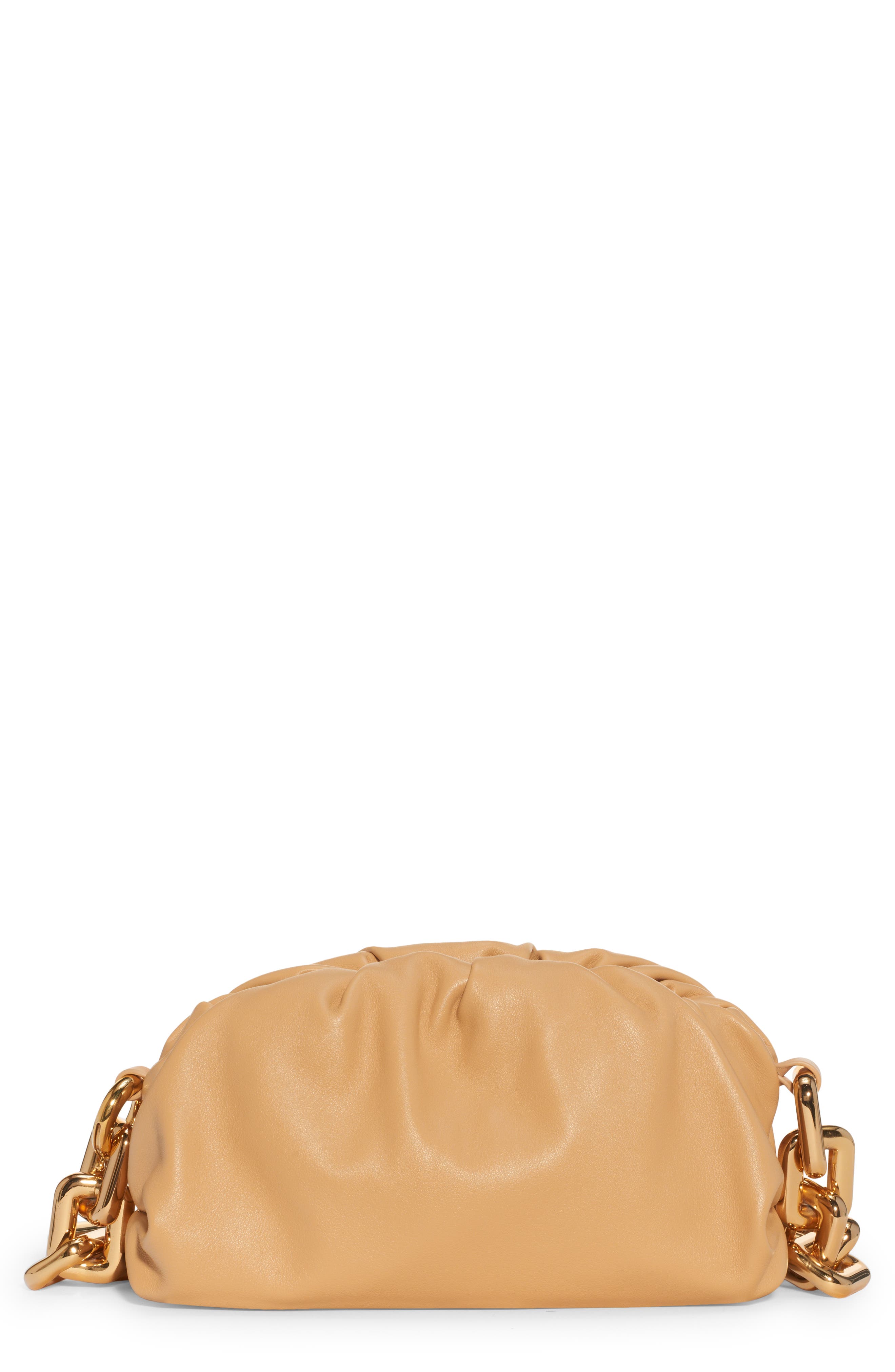 Teen Chain Pouch Leather Shoulder Bag, Main, color, ALMOND GOLD