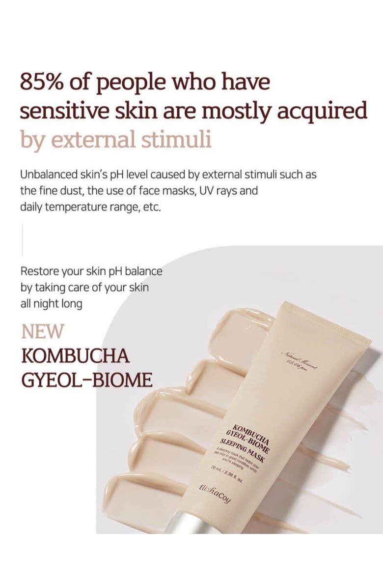 Siia Cosmetics Kombucha Gyeol-Biome Sleeping Mask, Alternate, color, NO COLOR