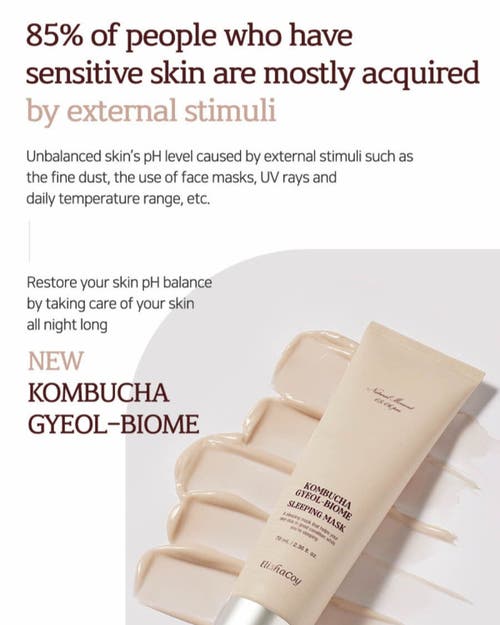 Siia Cosmetics Kombucha Gyeol-biome Sleeping Mask