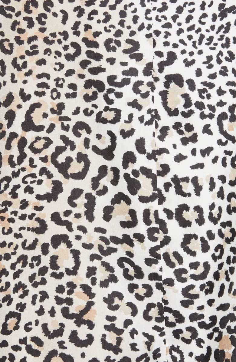 Helene Berman Leopard Print Longline Jacket, Alternate, color,