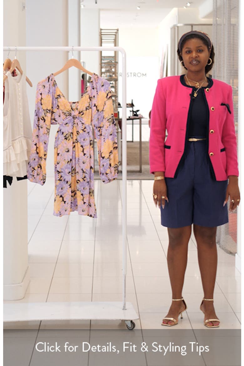 Last Call Cutout Long Sleeve Minidress video