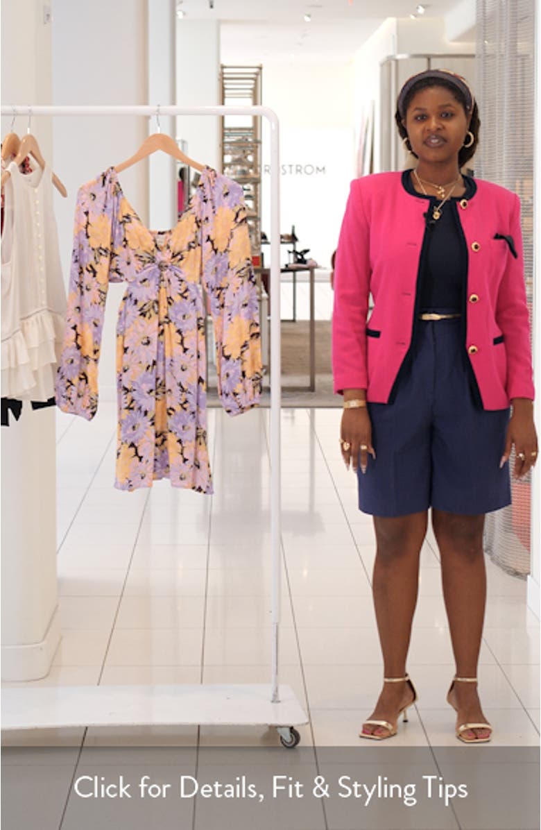 Last Call Cutout Long Sleeve Minidress, sales video thumbnail