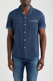 DARK SEAS Scales Woven Camp Shirt
