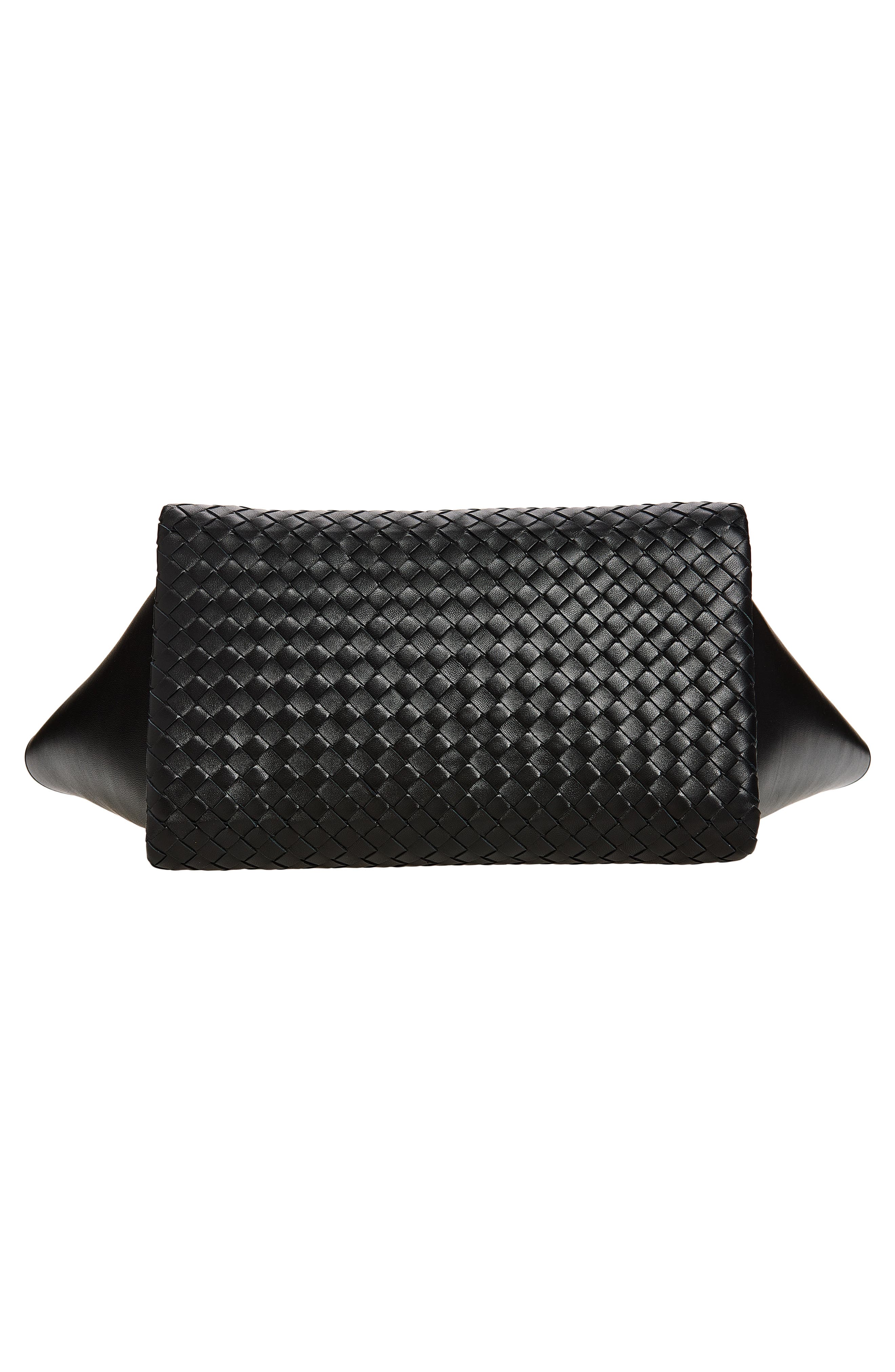 Corso Intrecciato Leather Tote, Alternate, color, 1007 BLACK-BRASS VIBRATO