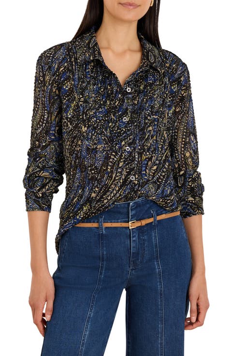 Portobello Paisley Chiffon Shirt