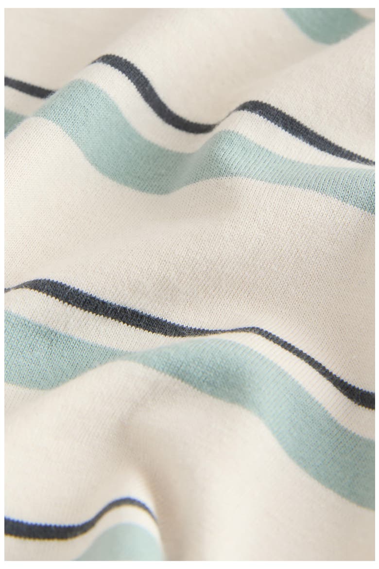 Kids' Train Patch Stripe T-Shirt, Alternate, color, BEIGE MULTI