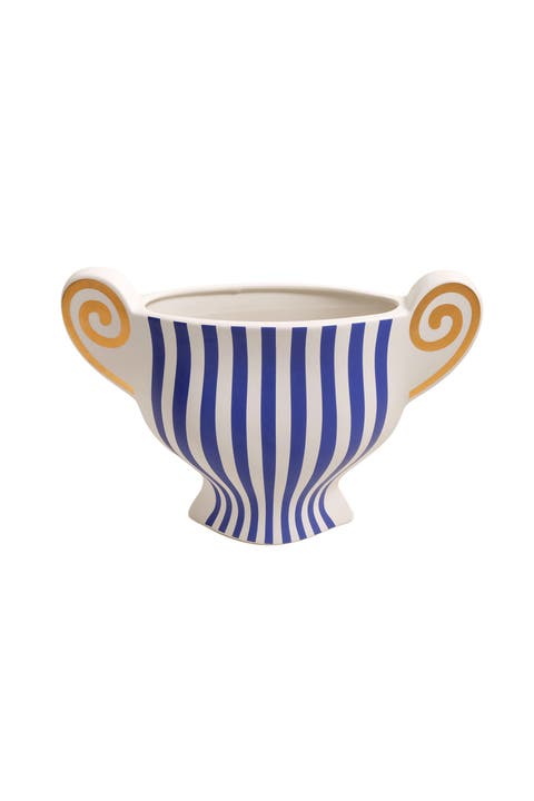 Longhu Ceramic Vase 9" Artisan Accent
