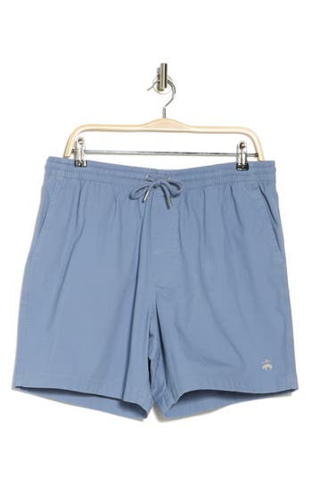 Brooks Brothers Stretch Cotton Shorts In Stonewash