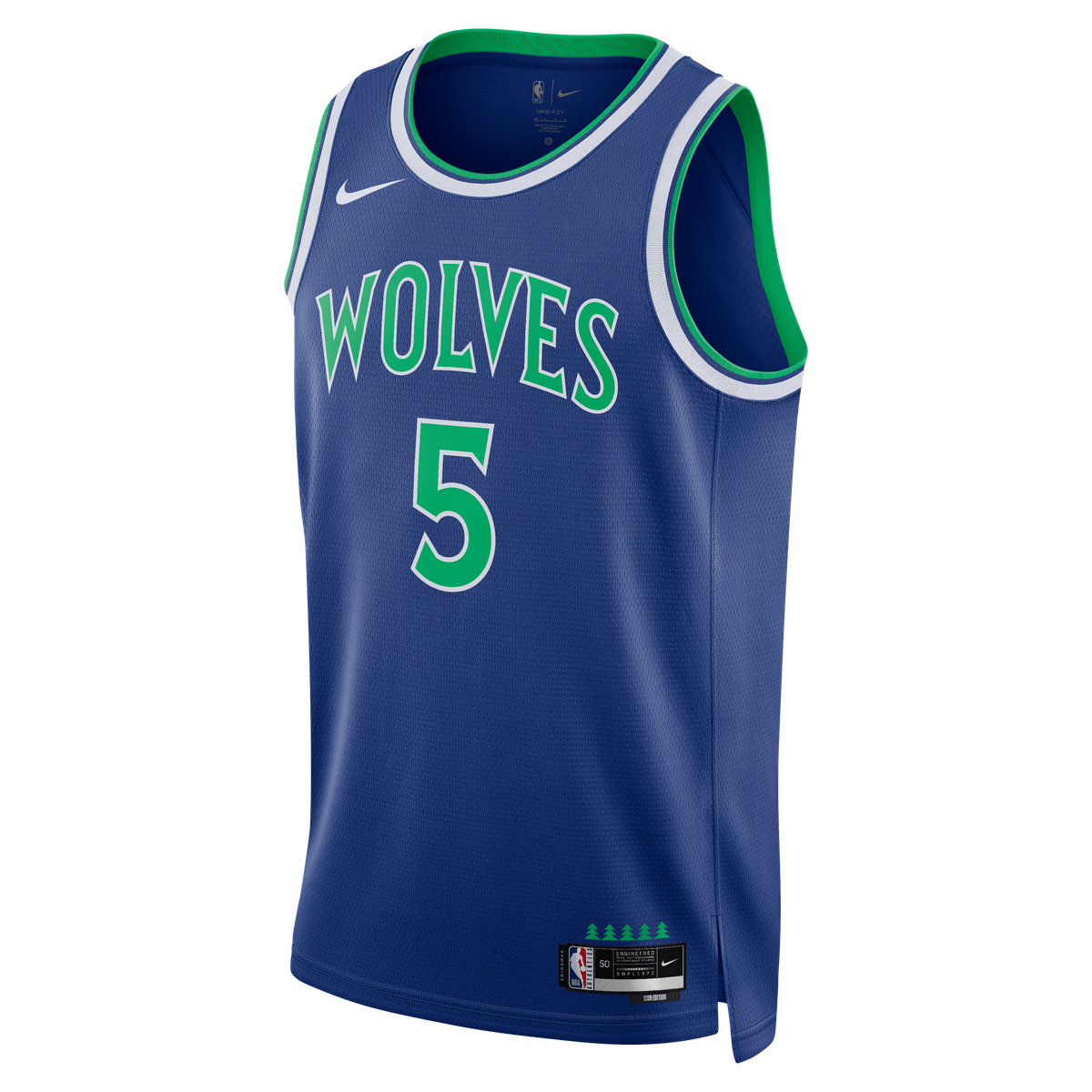 Nike Unisex Nike Anthony Edwards Blue Minnesota Timberwolves Swingman ...