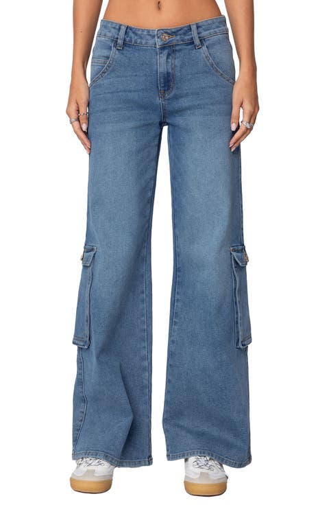 Lunar Low Rise Cargo Jeans