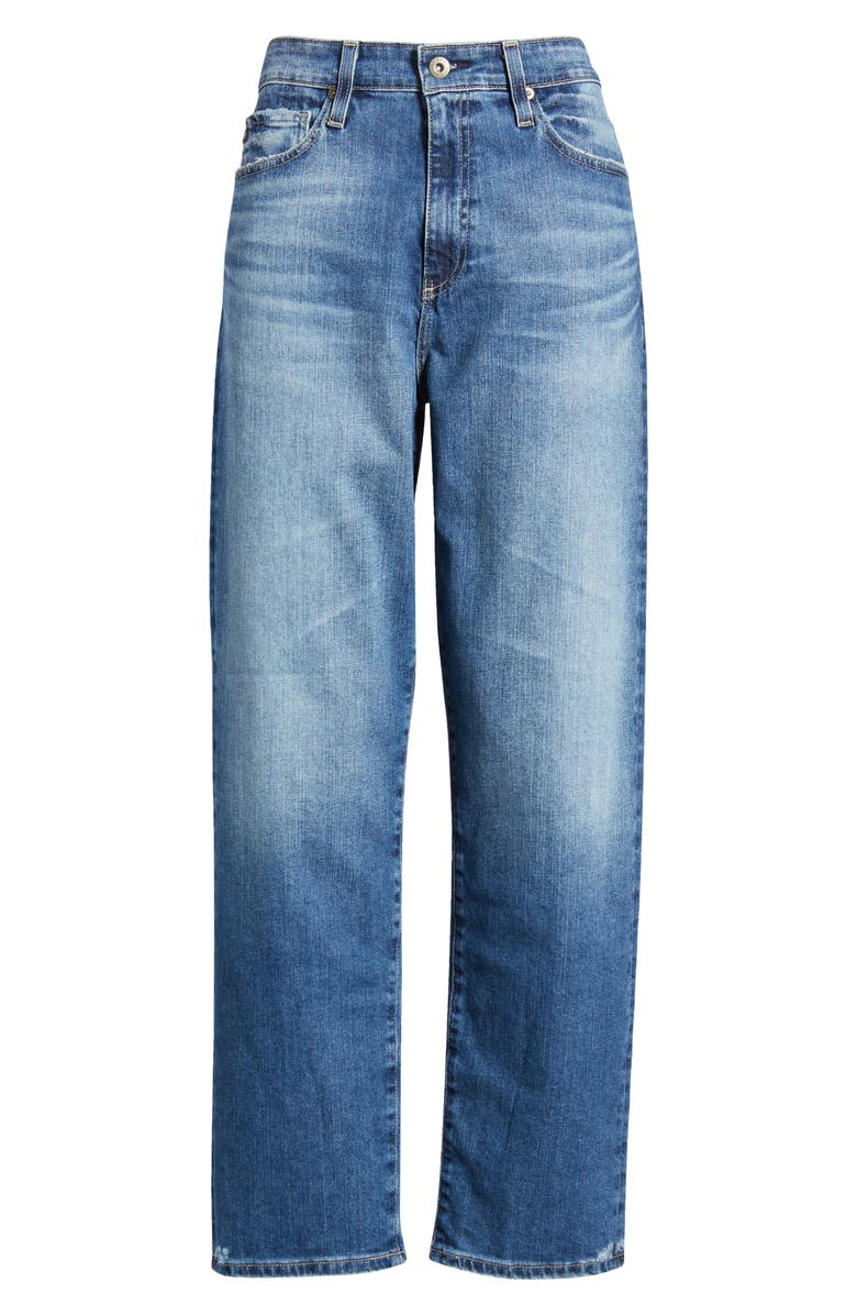 AG Rian Super High Waist Straight Leg Jeans, Alternate, color, 
