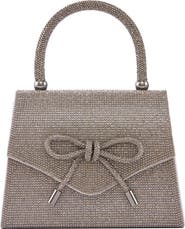 LADY COUTURE Rhinestone Top Handle Evening Bag