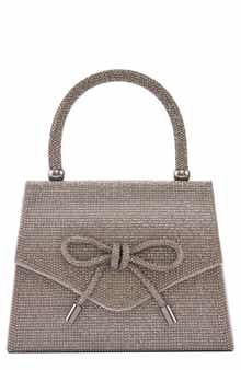 LADY COUTURE Rhinestone Top Handle Evening Bag