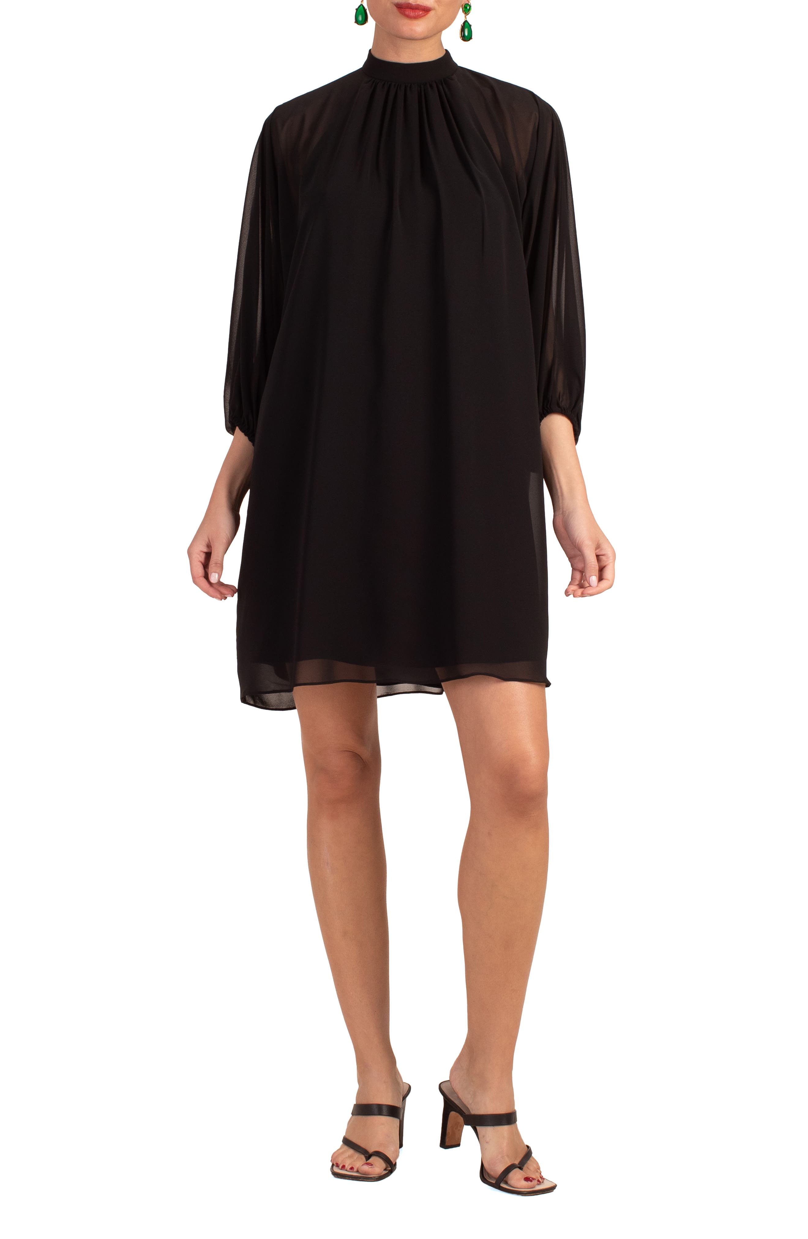 Trina Turk Rhyme Chiffon Shift Dress