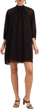 Trina Turk Rhyme Chiffon Shift Dress