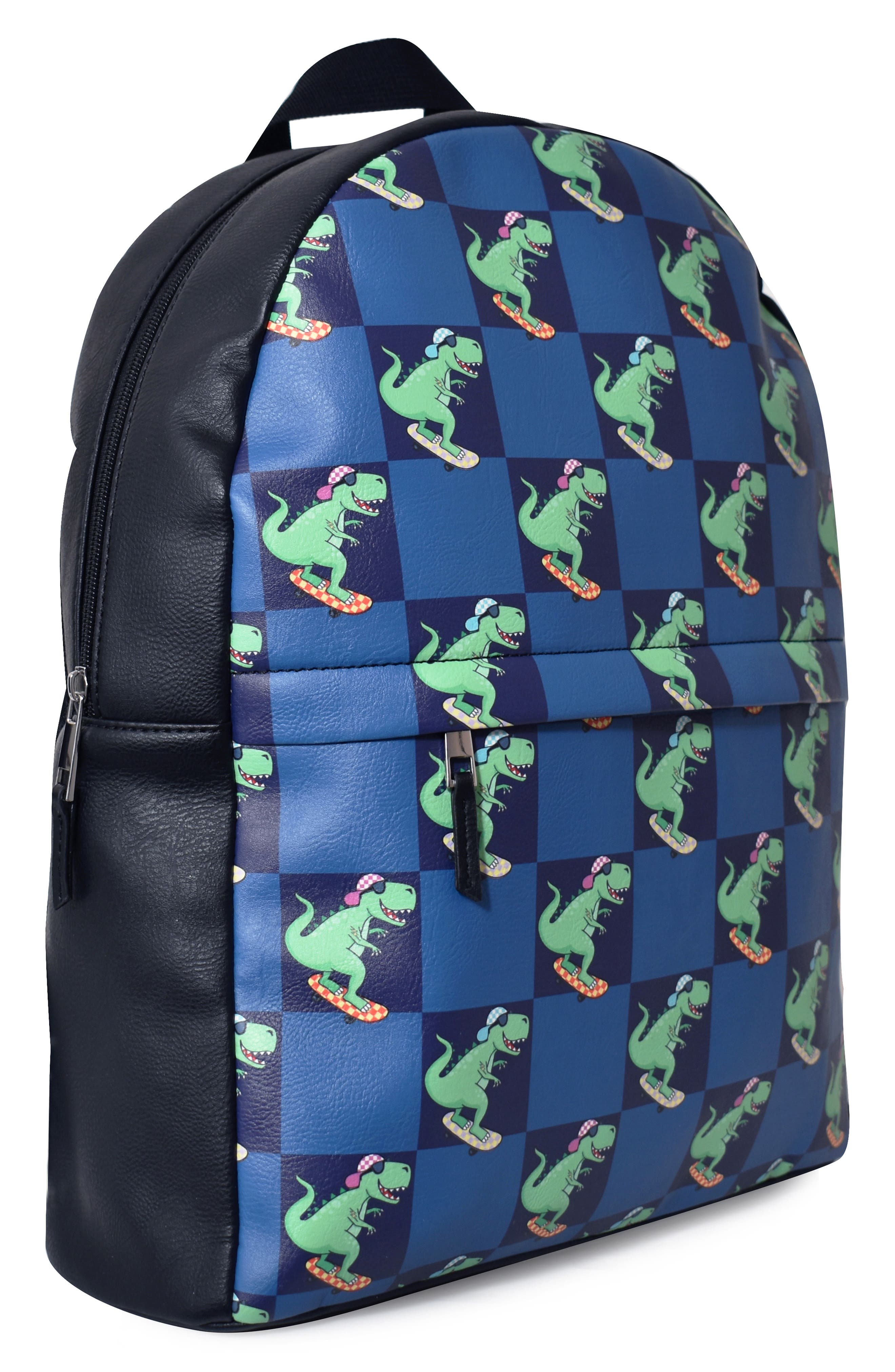 OMG Accessories Dino Print Large Backpack, Alternate, color, 