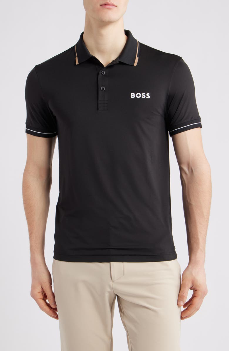 BOSS Paul Pro Active Performance Polo, Main, color, 