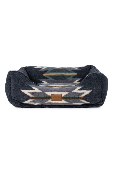 High Pile Fleece Kuddler Dog Bed