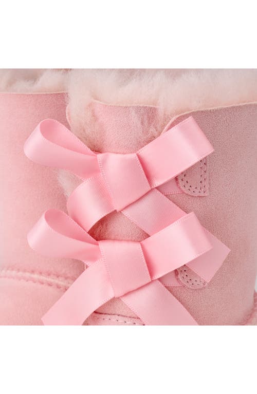 Ugg(r) Kids' Bailey Bow Ii Water Resistant Genuine Shearling Boot In Pink