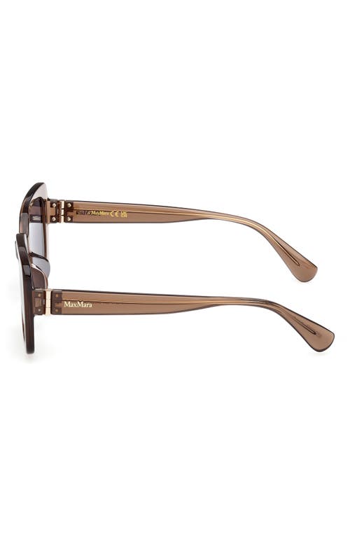 Max Mara 54mm Square Sunglasses