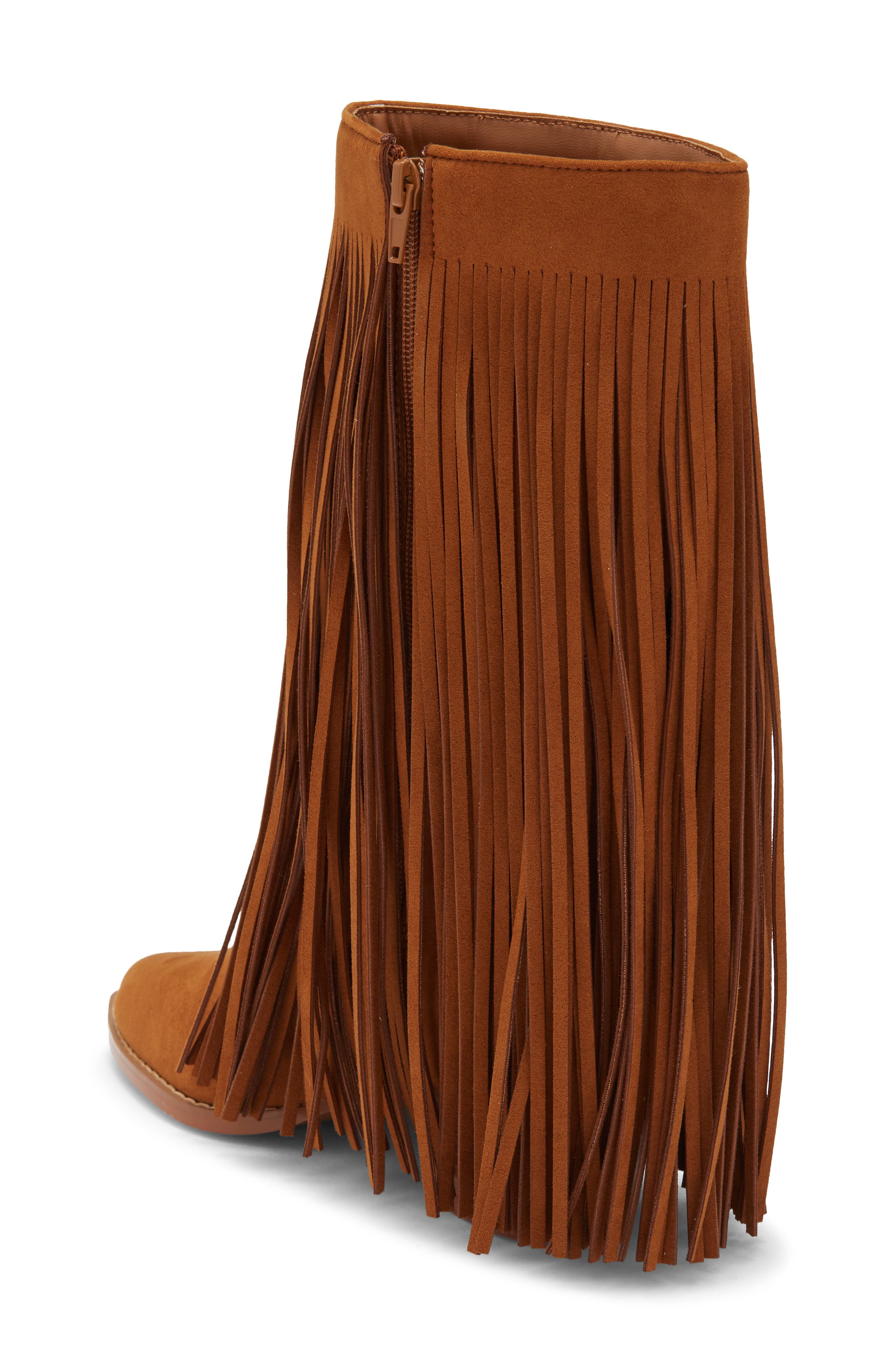 Wild Card Faux Suede Knee High Boot, Alternate, color, BROWN